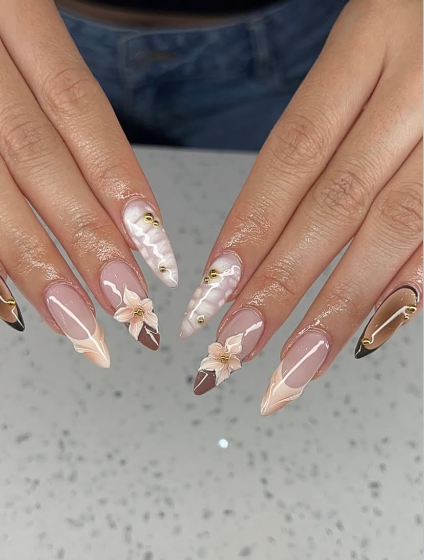 Marble & floral